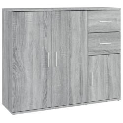 vidaXL Sideboard Grau Sonoma 91x29,5x75 cm Holzwerkstoff