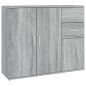 vidaXL Sideboard Grau Sonoma 91x29,5x75 cm Holzwerkstoff vidaXL Sideboard Grau Sonoma 91x29,5x75 cm Holzwerkstoff