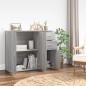 vidaXL Sideboard Grau Sonoma 91x29,5x75 cm Holzwerkstoff vidaXL Sideboard Grau Sonoma 91x29,5x75 cm Holzwerkstoff