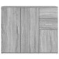 vidaXL Sideboard Grau Sonoma 91x29,5x75 cm Holzwerkstoff vidaXL Sideboard Grau Sonoma 91x29,5x75 cm Holzwerkstoff
