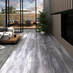 vidaXL PVC Laminat Dielen Selbstklebend 2,51 m² 2 mm Mattgrau Holz