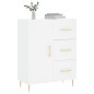 vidaXL Sideboard Weiß 69,5x34x90 cm Holzwerkstoff vidaXL Sideboard Weiß 69,5x34x90 cm Holzwerkstoff