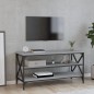 vidaXL TV-Schrank Grau Sonoma 100x40x50 cm Holzwerkstoff vidaXL TV-Schrank Grau Sonoma 100x40x50 cm Holzwerkstoff