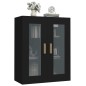 vidaXL Hängeschrank Schwarz 69,5x34x90 cm vidaXL Hängeschrank Schwarz 69,5x34x90 cm