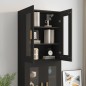 vidaXL Hängeschrank Schwarz 69,5x34x90 cm vidaXL Hängeschrank Schwarz 69,5x34x90 cm