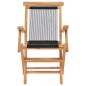 vidaXL Klappbare Gartenstühle 2 Stk. Massivholz Teak und Seil vidaXL Klappbare Gartenstühle 2 Stk. Massivholz Teak und Seil
