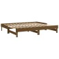vidaXL Tagesbett Ausziehbar Honigbraun 2x(90x200) cm Massivholz Kiefer vidaXL Tagesbett Ausziehbar Honigbraun 2x(90x200) cm Massivholz Kiefer