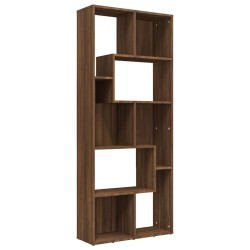 vidaXL Bücherregal Braun Eiche 67x24x161 cm Holzwerkstoff