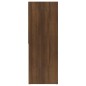 vidaXL Bücherregal Braun Eiche 67x24x161 cm Holzwerkstoff
