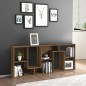 vidaXL Bücherregal Braun Eiche 67x24x161 cm Holzwerkstoff