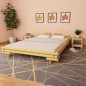 vidaXL Bambusbett 160x200 cm vidaXL Bambusbett 160x200 cm
