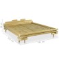 vidaXL Bambusbett 160x200 cm vidaXL Bambusbett 160x200 cm