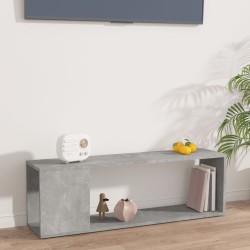 vidaXL TV-Schrank Betongrau 100x24x32 cm Holzwerkstoff