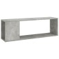 vidaXL TV-Schrank Betongrau 100x24x32 cm Holzwerkstoff vidaXL TV-Schrank Betongrau 100x24x32 cm Holzwerkstoff