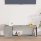 vidaXL TV-Schrank Betongrau 100x24x32 cm Holzwerkstoff vidaXL TV-Schrank Betongrau 100x24x32 cm Holzwerkstoff