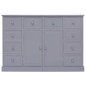 vidaXL Sideboard mit 10 Schubladen Grau 113×30×79 cm Holz vidaXL Sideboard mit 10 Schubladen Grau 113×30×79 cm Holz