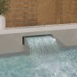 vidaXL Wasserfall 60x34x14 cm Edelstahl 304 vidaXL Wasserfall 60x34x14 cm Edelstahl 304