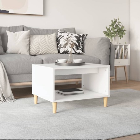 vidaXL Couchtisch Weiß 60x50x40 cm Holzwerkstoff