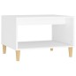 vidaXL Couchtisch Weiß 60x50x40 cm Holzwerkstoff vidaXL Couchtisch Weiß 60x50x40 cm Holzwerkstoff