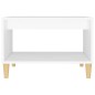 vidaXL Couchtisch Weiß 60x50x40 cm Holzwerkstoff vidaXL Couchtisch Weiß 60x50x40 cm Holzwerkstoff