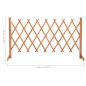 vidaXL Garten-Rankzaun Orange 150x80 cm Massivholz Tanne vidaXL Garten-Rankzaun Orange 150x80 cm Massivholz Tanne