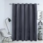vidaXL Verdunkelungsvorhang mit Metallösen Samt Anthrazit 290 x 245 cm vidaXL Verdunkelungsvorhang mit Metallösen Samt Anthrazit 290 x 245 cm