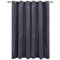 vidaXL Verdunkelungsvorhang mit Metallösen Samt Anthrazit 290 x 245 cm vidaXL Verdunkelungsvorhang mit Metallösen Samt Anthrazit 290 x 245 cm