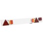 vidaXL Anhängerleuchte Rot 115x6x14 cm 12V LED Leuchtmittel vidaXL Anhängerleuchte Rot 115x6x14 cm 12V LED Leuchtmittel