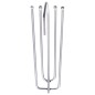 vidaXL Verdunkelungsvorhänge mit Haken 2 Stk. Grau 140x225 cm vidaXL Verdunkelungsvorhänge mit Haken 2 Stk. Grau 140x225 cm