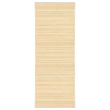 vidaXL Teppich Bambus 80x200 cm Natur