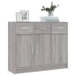vidaXL Sideboard Grau Sonoma 91x28x75 cm Holzwerkstoff vidaXL Sideboard Grau Sonoma 91x28x75 cm Holzwerkstoff