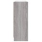 vidaXL Sideboard Grau Sonoma 91x28x75 cm Holzwerkstoff vidaXL Sideboard Grau Sonoma 91x28x75 cm Holzwerkstoff