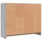vidaXL Sideboard Grau Sonoma 91x28x75 cm Holzwerkstoff vidaXL Sideboard Grau Sonoma 91x28x75 cm Holzwerkstoff