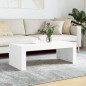vidaXL Couchtisch Weiß 102x50x36 cm Holzwerkstoff vidaXL Couchtisch Weiß 102x50x36 cm Holzwerkstoff