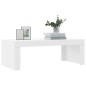 vidaXL Couchtisch Weiß 102x50x36 cm Holzwerkstoff vidaXL Couchtisch Weiß 102x50x36 cm Holzwerkstoff