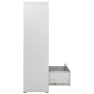 vidaXL Aktenschrank Hellgrau 90x46x164 cm Stahl vidaXL Aktenschrank Hellgrau 90x46x164 cm Stahl