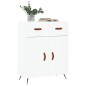 vidaXL Sideboard Weiß 69,5x34x90 cm Holzwerkstoff vidaXL Sideboard Weiß 69,5x34x90 cm Holzwerkstoff