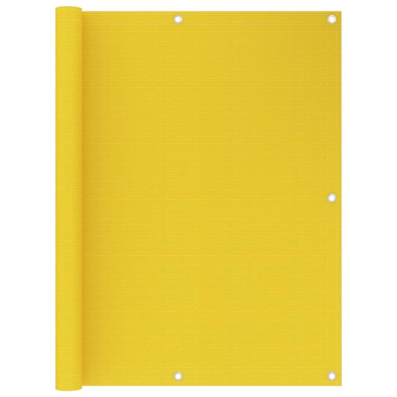 vidaXL Balkon-Sichtschutz Gelb 120x300 cm HDPE vidaXL Balkon-Sichtschutz Gelb 120x300 cm HDPE
