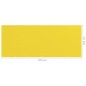 vidaXL Balkon-Sichtschutz Gelb 120x300 cm HDPE vidaXL Balkon-Sichtschutz Gelb 120x300 cm HDPE