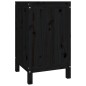 vidaXL Wäschetruhe Schwarz 44x44x76 cm Massivholz Kiefer vidaXL Wäschetruhe Schwarz 44x44x76 cm Massivholz Kiefer