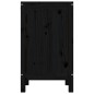 vidaXL Wäschetruhe Schwarz 44x44x76 cm Massivholz Kiefer vidaXL Wäschetruhe Schwarz 44x44x76 cm Massivholz Kiefer