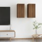 vidaXL TV-Schränke 2 Stk. Braun Eichen-Optik 30,5x30x60 cm vidaXL TV-Schränke 2 Stk. Braun Eichen-Optik 30,5x30x60 cm