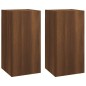 vidaXL TV-Schränke 2 Stk. Braun Eichen-Optik 30,5x30x60 cm vidaXL TV-Schränke 2 Stk. Braun Eichen-Optik 30,5x30x60 cm
