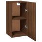 vidaXL TV-Schränke 2 Stk. Braun Eichen-Optik 30,5x30x60 cm vidaXL TV-Schränke 2 Stk. Braun Eichen-Optik 30,5x30x60 cm