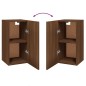 vidaXL TV-Schränke 2 Stk. Braun Eichen-Optik 30,5x30x60 cm vidaXL TV-Schränke 2 Stk. Braun Eichen-Optik 30,5x30x60 cm