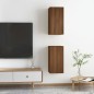 vidaXL TV-Schränke 2 Stk. Braun Eichen-Optik 30,5x30x60 cm vidaXL TV-Schränke 2 Stk. Braun Eichen-Optik 30,5x30x60 cm