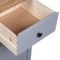 vidaXL Sideboard Grau 46x40x89 cm Kiefernholz Panama vidaXL Sideboard Grau 46x40x89 cm Kiefernholz Panama
