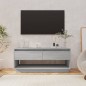 vidaXL TV-Schrank Grau Sonoma 102x41x44 cm Holzwerkstoff vidaXL TV-Schrank Grau Sonoma 102x41x44 cm Holzwerkstoff