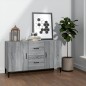 vidaXL Sideboard Grau Sonoma 100x36x60 cm Holzwerkstoff vidaXL Sideboard Grau Sonoma 100x36x60 cm Holzwerkstoff