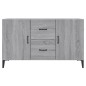 vidaXL Sideboard Grau Sonoma 100x36x60 cm Holzwerkstoff vidaXL Sideboard Grau Sonoma 100x36x60 cm Holzwerkstoff
